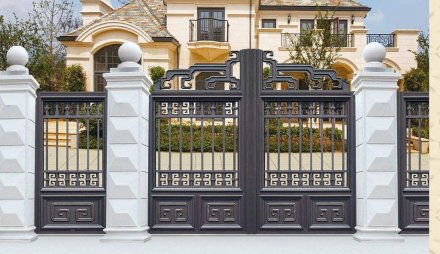 庭院鋁藝大門的特點與制作加工工藝