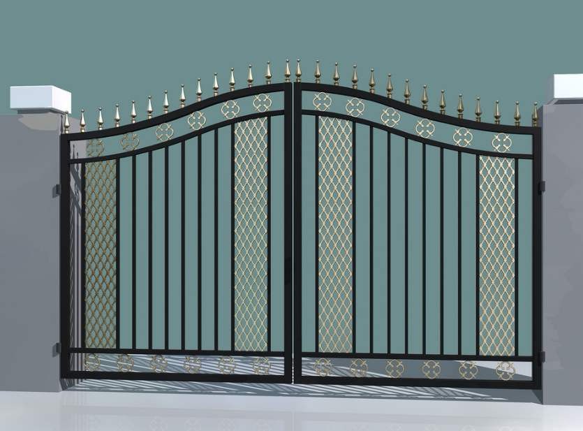 天津?yàn)I海新區(qū)中塘鎮(zhèn)鐵藝護(hù)欄-中式庭院圍欄現(xiàn)貨安裝